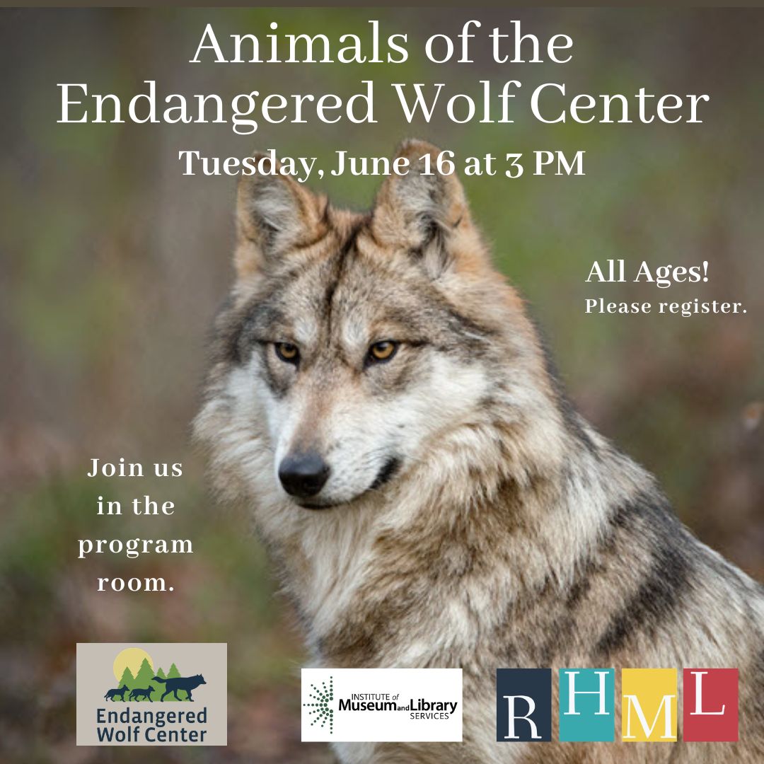 Wolf Library Animals of the Endangered Wolf Center – All Ages – Richmond Heights ...